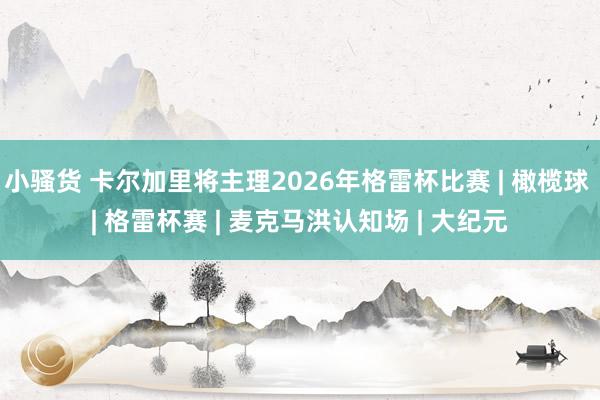 小骚货 卡尔加里将主理2026年格雷杯比赛 | 橄榄球 | 格雷杯赛 | 麦克马洪认知场 | 大纪元